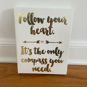 Inspirational Words Canvas Art
